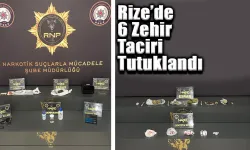 Rize'de 6 Zehir Taciri Tutuklandı