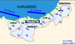 Rize'de Bugün Yağmur, İç Kesimlerde Karla Karışık Yağış Var