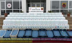 Adana'da 2 bin 495 litre sahte alkol ele geçirildi