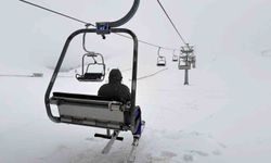 Akdeniz'in kayak merkezi Yedikuyular'a ilgi yoğun