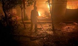 Alevlerin yükseldiği evde mahsur kalan kediyi itfaiye kurtardı