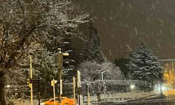 Ankara'da gece saatlerinde kar yağışı etkili oldu