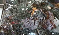 Araban'da kırsal mahalledeki ev yangınında eşyalar küle döndü