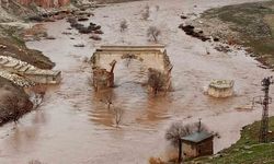 Araban'daki yağışlar, Karasu ve Sıtma pınar çayının su seviyesini yükseltti