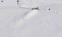 Aydınlar'da kar hayatı felç etti: Valilikten kar savurma makinesi desteği