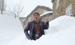 Bahçesaray'da 71 yerleşim yerinin yolu kardan kapalı