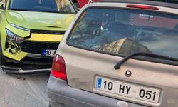 Balıkesir'de çift taraflı trafik kazası: 2 yaralı