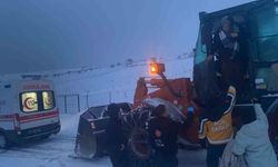 Batman'da hamile kadın kepçeyle kurtarıldı