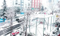 Beşiktaş karla kaplandı