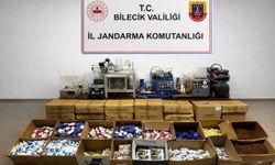 Bilecik'te 126 bin 840 adet makaron ele geçirildi