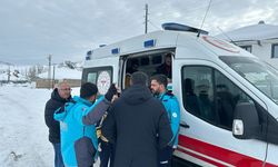 Bingöl'de UMKE'den zorlu kış şartlarında hayat kurtaran müdahale