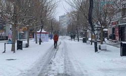 Bolu güne beyaz örtüyle uyandı