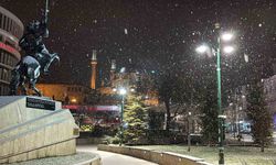 Bolu'da kar yağışı başladı