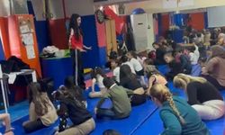 Burhaniye'de anne ve çocukları sporda buluştu