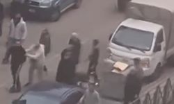 Bursa'da yol ortasında kavga trafiği kilitledi