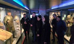 Çanakkale Savaşları Mobil Müzesi Sındırgı'da yoğun ilgi gördü