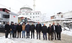 Canik'te kar mesaisi: Kaymakam Aydın ve Başkan Sandıkçı sahada