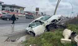 Çerkezköy'de feci kaza: 3 yaralı