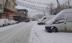 Çermik beyaza büründü