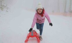 Çocuklar karne sevincini kızak şenliğinde yaşayacak