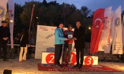 Datça Kış Yüzme Maratonu'nda ödüller sahiplerini buldu
