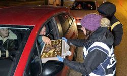 Denetime girenler ceza yerine çikolata yedi