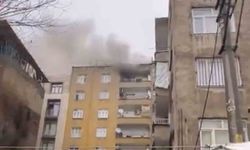 Diyarbakır'da 7 katlı apartmanda korkutan yangın