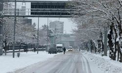 Diyarbakır'da kar yağışı etkisini sürdürüyor, uçak seferleri iptal edildi