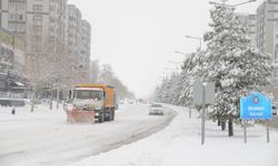 Diyarbakır'da kar yağışına karşı kesintisiz mücadele
