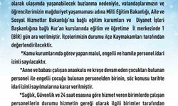 Elazığ'da eğitim-öğretime 1 gün ara verildi