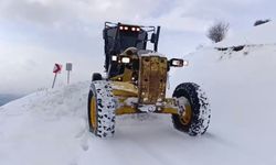 Elazığ'da kapalı 310 köy yolunda çalışmalar sürüyor