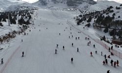 Ergan Kayak Merkezinde hafta sonu yoğunluğu