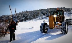 Erzincan'da kar ve tipi: 56 köy yolu ulaşıma kapandı