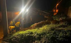 Fırtına mezarlıkta ağaçları devirdi, belediye ekipleri anında müdahale etti