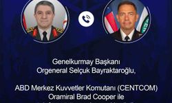 Genelkurmay Başkanı Bayraktaroğlu, CENTCOM Komutanı Cooper ile görüştü
