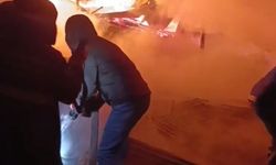 Hizan'da dipçik üretim atölyesinde yangın