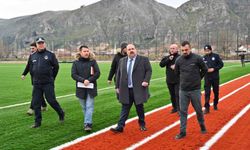 İnönü'de spor kompleksi hızla yükseliyor