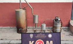 Kaçak alkol operasyonunda 577 litre el yapımı alkol ele geçirildi