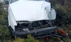 Kamyonet ile çarpışan otomobildeki 3 kişi yaralandı