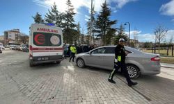 Karaman'da otomobille çarpışan bisikletli yaralandı