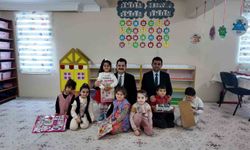 Kaymakam Yılmaz'dan 4-6 yaş Kur'an kursuna ziyaret