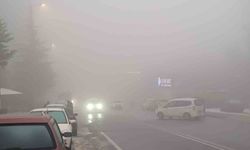 Kayseri'de sis görüş mesafesini düşürdü
