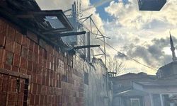 Keşan'da çatı yangını