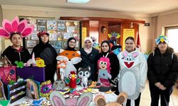 Kız öğrencilerden sağlıklı beslenme etkinliği