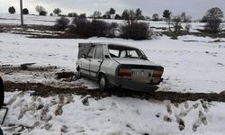 Köy korucusu kazada yaralandı