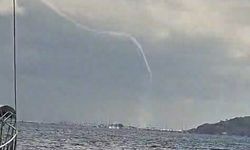 Marmaris Körfezi'nde hortum paniği