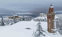 Medeniyetlerin beşiği Harput beyaza büründü, kartpostallık görüntüler oluştu