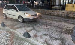 Menteşe'de dolu ve sağanak