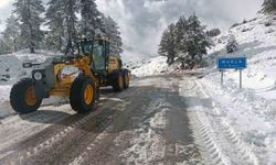 Muğla'da karla mücadele aralıksız devam ediyor