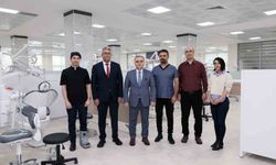 Rektör Altun, Yeni Diş Hastanesi Binası'nı inceledi